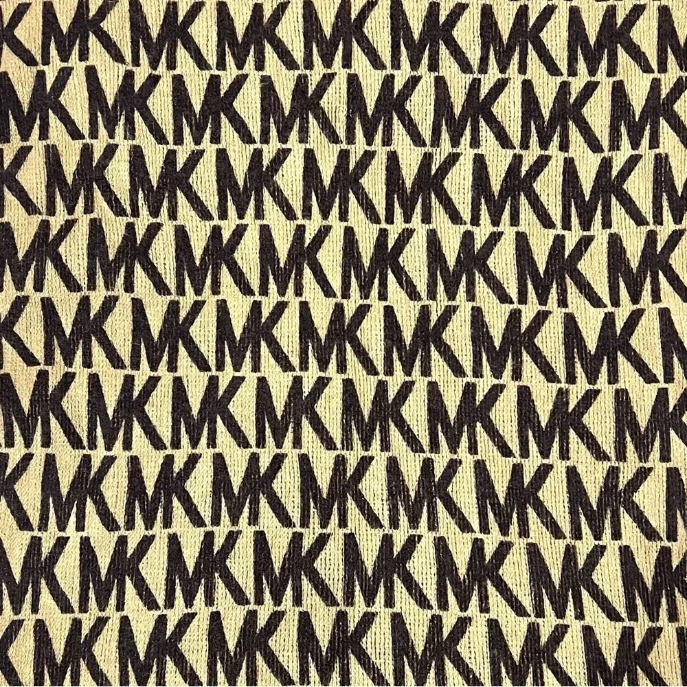 Michael Kors Reversible Brown & Tan MK Monogram Infinity Scarf